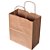 Kit 300 Sacolas de Papel Kraft 120g -20x22x10 - Extra Resistentes com Alça Torcida para Delivery e Presentes - Imagem 3