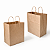 Kit 25 Sacolas Kraft com Alça Torcida 30x31x19cm para Delivery - Imagem 1