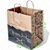 Kit com 250 Sacolas de Papel Kraft 30x31x19 cm com Alça Torcida Happy Food - Delivery de Lanches e Refeições - Imagem 3