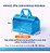 Kit 5x Sacola Delivery Térmica Impermeável Com Velcro M - Imagem 16