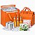 Kit 10 Sacola Térmica Média 15,5L (29x28x19cm) Delivery Impermeável C/ Velcro Embalagens Delivery Gelados Quentes - Imagem 14