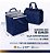 Kit 5x Sacola Delivery Térmica Impermeável Com Velcro P - Imagem 18