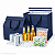 Kit 10 Sacola Térmica Média 15,5L (29x28x19cm) Delivery Impermeável C/ Fita Abre e Fecha Embalagens Delivery - Imagem 8