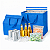 Kit 10 Sacola Térmica Média 15,5L (29x28x19cm) Delivery Impermeável C/ Fita Abre e Fecha Embalagens Delivery - Imagem 7