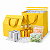 Kit 10 Sacola Térmica Média 15,5L (29x28x19cm) Delivery Impermeável C/ Fita Abre e Fecha Embalagens Delivery - Imagem 1