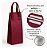 Kit 12 Sacola Térmica para Vinho Premium (35x12x10cm) Impermeável com Velcro Reutilizável Cooler Bebidas - Imagem 3
