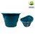 VASO ARANDELA VERDE PETRÓLEO UTILIPLAS - Imagem 1