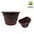 VASO ARANDELA TABACO UTILIPLAS - Imagem 1