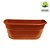 VASO ARANDELA DUPLO FIBRA MADEIRA MOGNO UTILIPLAS - Imagem 1
