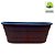 VASO ARANDELA DUPLO TABACO UTILIPLAS - Imagem 1