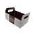 Cesta Caixote 22x15x8cm M Chocolate pacote com 10 unidades - Imagem 1