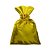 Saco para Presente Metalizado Ouro Liso pacote com 50 unidades - Imagem 1