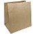 Saco de Papel Kraft Natural para Delivery 32x20x30cm pacote com 10 unidades - Imagem 1