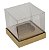 Caixa Visor Cubo 10x10x10cm com Tampa Transparente e Base em Papel - Imagem 1