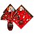 Envelope Páscoa Chocolat Vermelho 25 unidades - Imagem 1