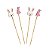 Palito de Bambu Páscoa Coelhinhos Branco e Rosa HA388 - Pacote com 20 unidades - Imagem 1