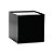 Cachepot Paper Pote 15 Quadrado Preto - Imagem 1