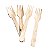 Talher Madeira Garfo Natural 16cm - Pacote com 50 unidades - Imagem 1