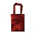 Sacolas de TNT Metalizado 20x25cm com Alça - Vermelha - pacote com 6 unidades - Imagem 1