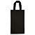 Sacola em TNT com Alça 20x35cm Preta - pacote com 10 unidades - Imagem 1