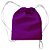Mochila em TNT 25x35cm Roxa - pacote com 5 unidades - Imagem 1