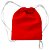 Mochila em TNT 25x35cm Vermelha - pacote com 5 unidades - Imagem 1