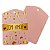 TAG Decorativa Com Amor Rosa Dourado - Pacote com 10 unidades - Imagem 1