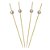 Palito de Bambu HA014 Branco Perola - Pacote com 20 unidades - Imagem 1