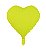 Balão Neon 18 Coração Amarelo - Imagem 1