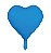 Balão Neon 18 Coração Azul - Imagem 1