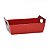 Cesta de Papel P Vermelho Metalizado - Imagem 1