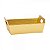 Cesta de Papel P Ouro Metal - Imagem 1