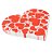 Guardanapo Estampado Coração Love - Pacote com 20 unidades - Imagem 1