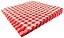 Guardanapo Estampado 25cm Xadrez Vermelho - Pacote com 20 unidades - Imagem 1