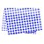 Papel de Seda 50x70cm Xadrez Azul Escuro - 10 folhas - Imagem 1