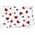Papel de Seda Decorado 50x70cm Cuore - 10 folhas - Imagem 1