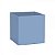 Cachepot Paper Pote 15 Quadrado Azul - Imagem 1