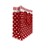 Sacola de Papel para Presente Poa Vermelho e Branco - pacote com 10 unidades - Imagem 2