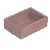 Caixa Moldura 01 Retangular com Tampa Transparente 11,5x8,0x4,0cm - Imagem 1