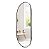 Espelho Decorativo Capsula 40x80cm C/ Couro Ecológico+Suporte - Imagem 2