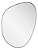 Espelho Organico ( N* 1) 100x80 C/ moldura em Couro - Imagem 2