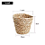 Vaso De Rattan Tecido Artesanal Vaso De Plantas, Tecelagem De Palha, Armazenamento, Jardim, Plantas - Imagem 3