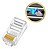 Conector Rede RJ-45 Ez-rj45 Vazado Cat5e/6 Exbom Cont-rj45v100 - Imagem 6