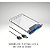 Case Gaveta Para Hd Ou Ssd 2,5 Transparente Usb Sata + Cabo - Imagem 5