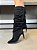 Bota Mara Slouchy em Suede Preta - Imagem 3