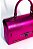 Bolsa Tássia em Couro Pink - Imagem 2