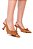 Scarpin Slingback em Couro com Laço Amanda Coconut - Imagem 1