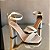 Sandália Basic Salto Bloco Off White - Imagem 1