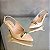 Scarpin Slingback em Couro Lenira Nude - Imagem 1