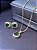 CONJUNTO ESMERALDA CRAVEJADA BANHADO A OURO 18K - Imagem 1